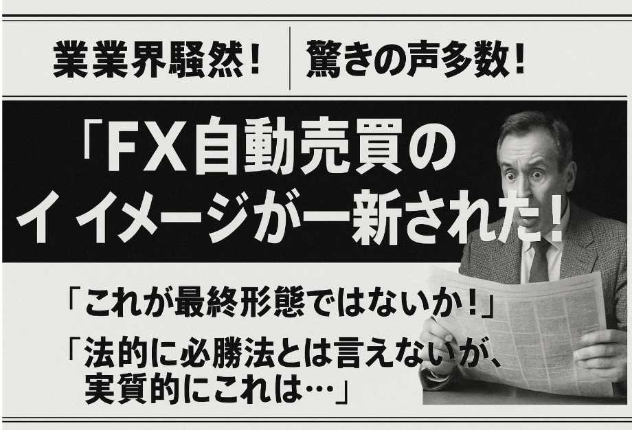 FX自動売買のイメージ一新